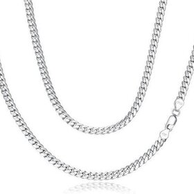 BLACKJACK (X) 925 22’’ 4MM 26.5G , SILVER CUBAN CHAIN, 22 INCHES, 21.5 GRAMS, 4MM