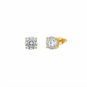 DIAMOND TRADERS INTERNATIONAL (Y)14K 2.0LG IGI VS1-2 E-F IGI CARD L2789 2 CARAT LAB GROWN DIAMOND STUDS IN 14K YELLOW GOLD DIAMOND TRADERS INTERNATIONAL (Y)14K 2.0LG IGI VS1-2 E-F IGI CARD L2789 2 CARAT LAB GROWN DIAMOND STUDS IN 14K YELLOW GOLD