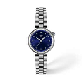 TISSOT TISSOT 28MM BLUE WOMEN’S WATCH QUARTZ WITH DIAMONDS
