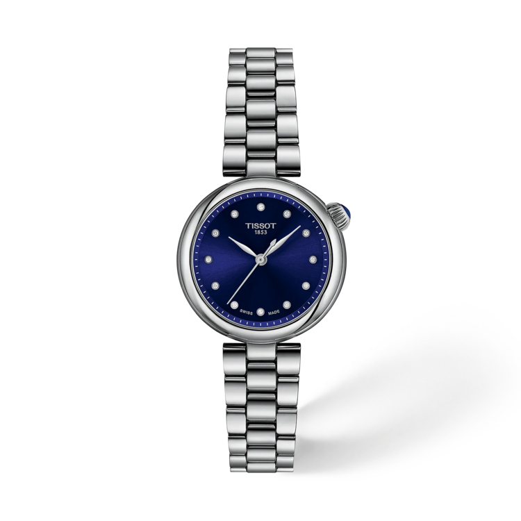 TISSOT TISSOT 28MM BLUE WOMEN’S WATCH QUARTZ WITH DIAMONDS