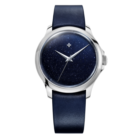 VENEZIANICO Venezianico Redentore Avventurina 40 - 1221550 , CASE: 316L Stainless Steel DIAL: Aventurine glass DIMENSIONS: Ø40mm, lug to lug 46.7mm, thickness 11mm MOVEMENT: NH35A Automatic CRYSTAL: Sapphire