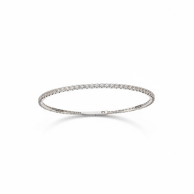 (Y)14K 2CT LAB GROWN DIAMOND TENNIS BANGLE
