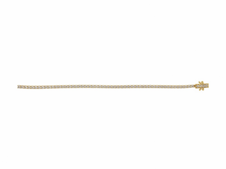 (Y)14K 2.07CT LAB GROWN DIAMOND TENNIS BRACELET IN 14K YELLOW GOLD