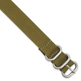 DEBEER DEBEER BALLISTIC NYLON G10 STEEL BUCKLE WATCH BAND
