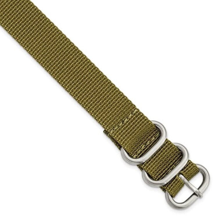 DEBEER DEBEER BALLISTIC NYLON G10 STEEL BUCKLE WATCH BAND