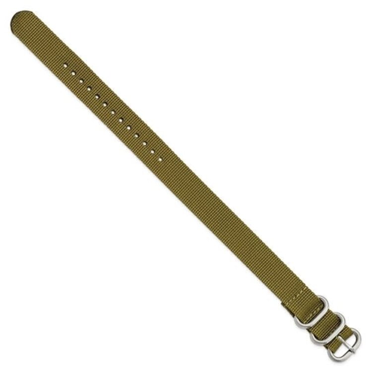 DEBEER DEBEER BALLISTIC NYLON G10 STEEL BUCKLE WATCH BAND