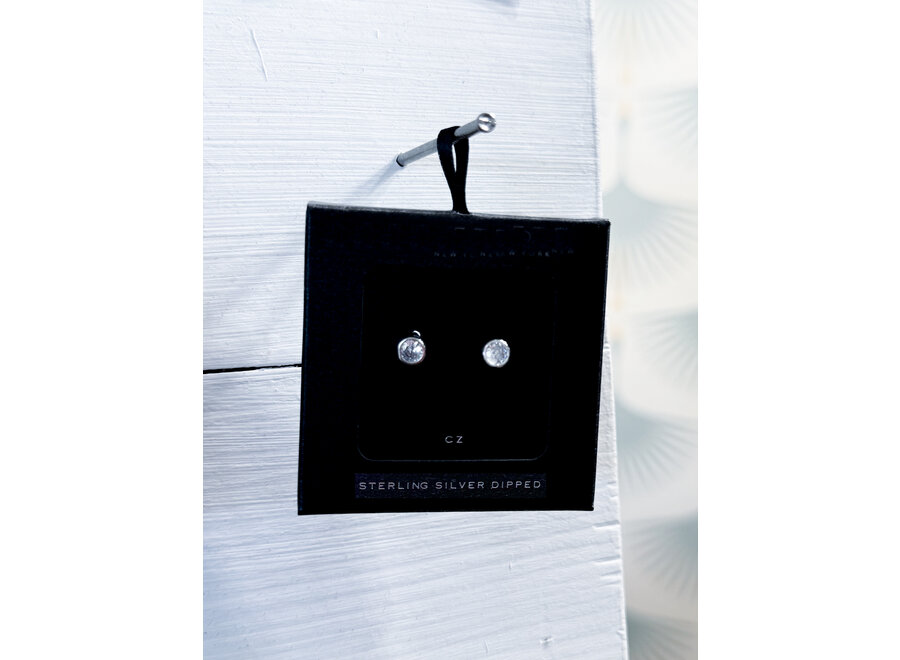 Crystal stud earrings
