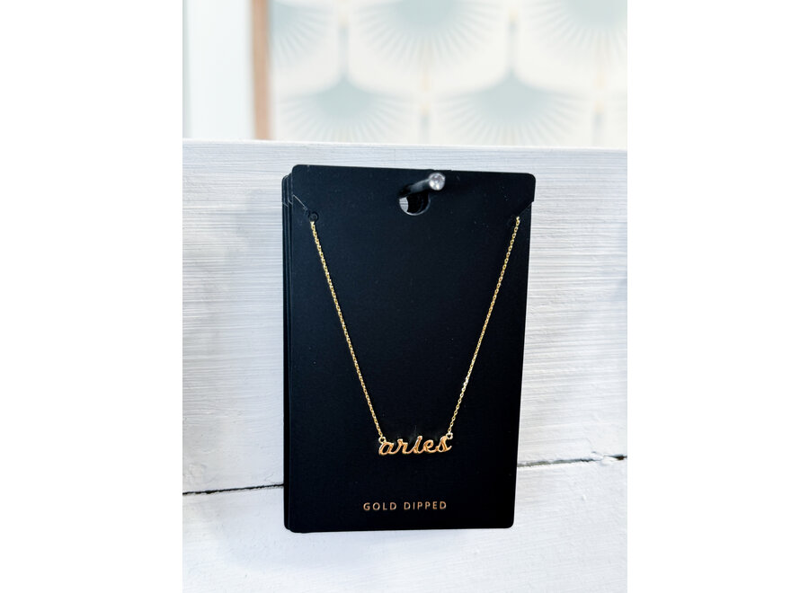 Astrology necklace