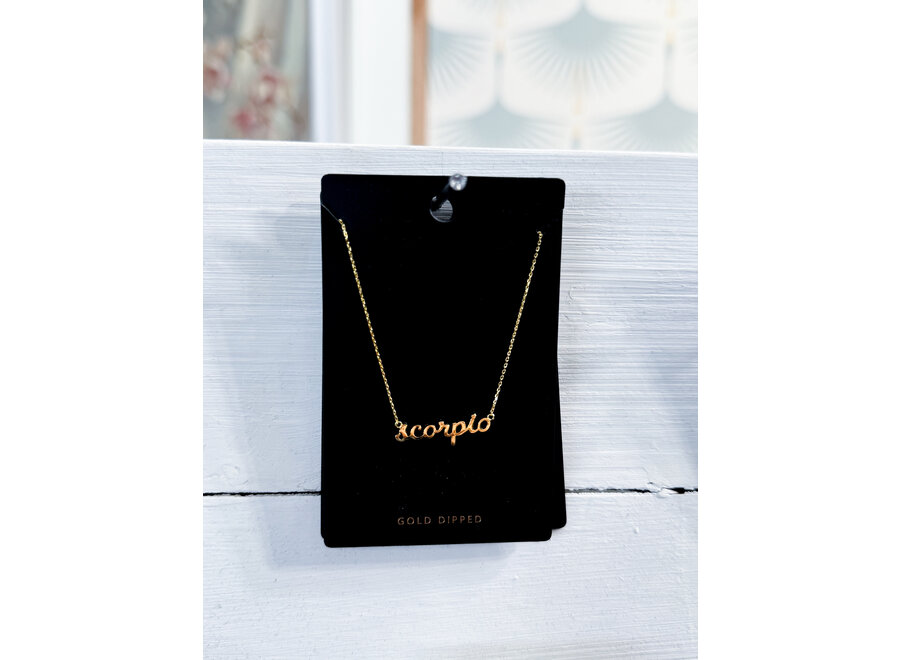 Astrology necklace