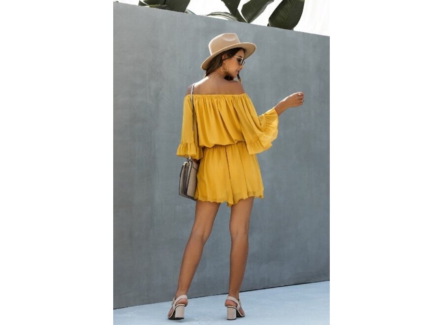 Off Shoulder Romper