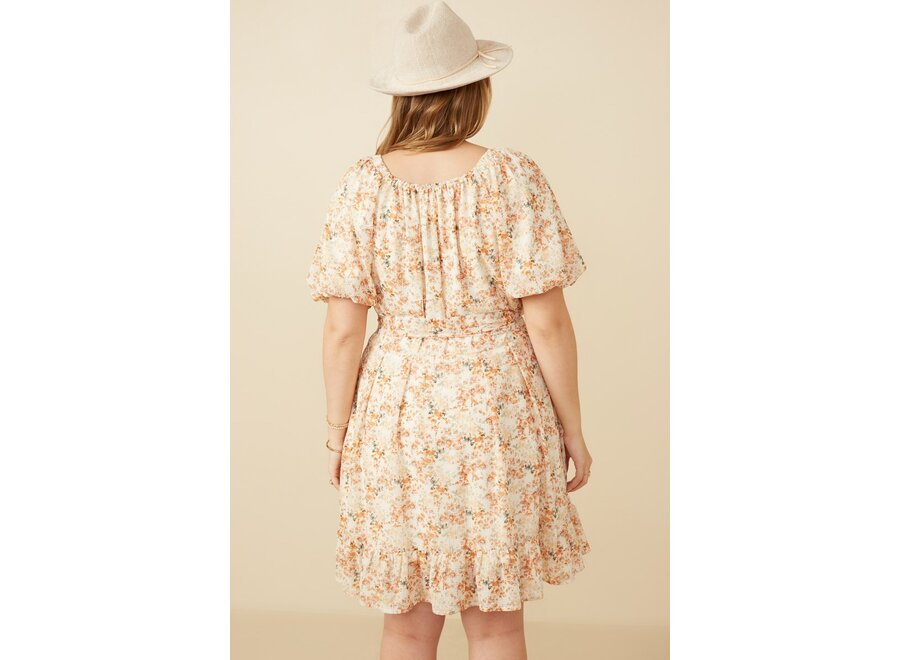 Floral Wrap Dress