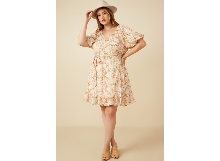 Floral Wrap Dress