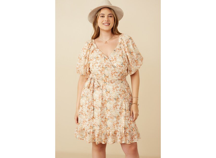 Floral Wrap Dress