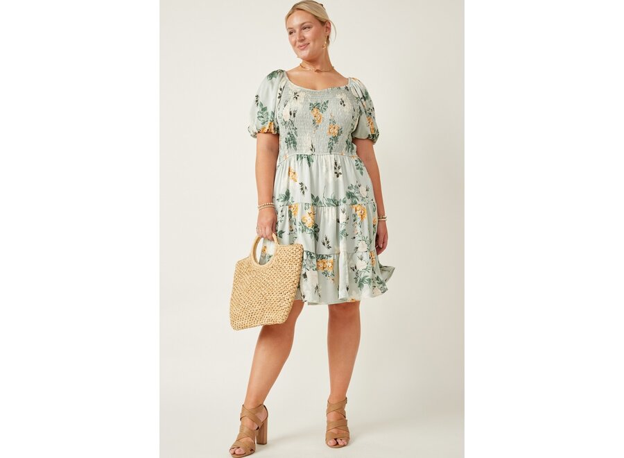 Floral Smocked Dress