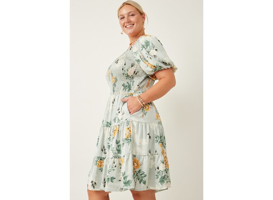Floral Smocked Dress