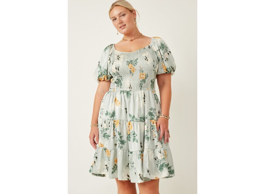 Floral Smocked Dress