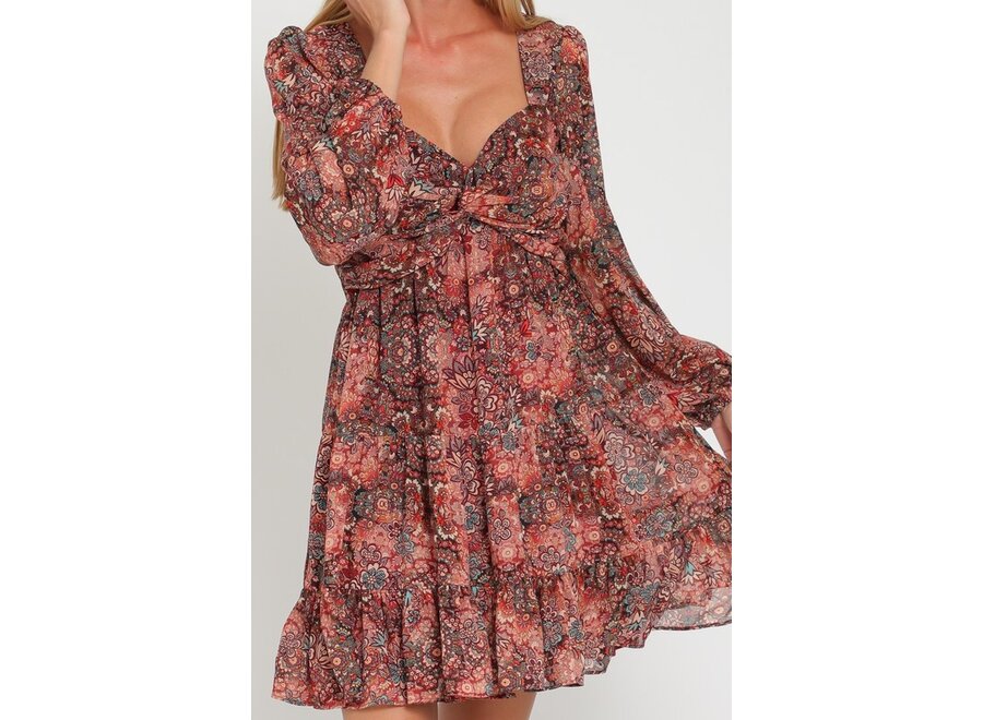 Tiered Mini Dress