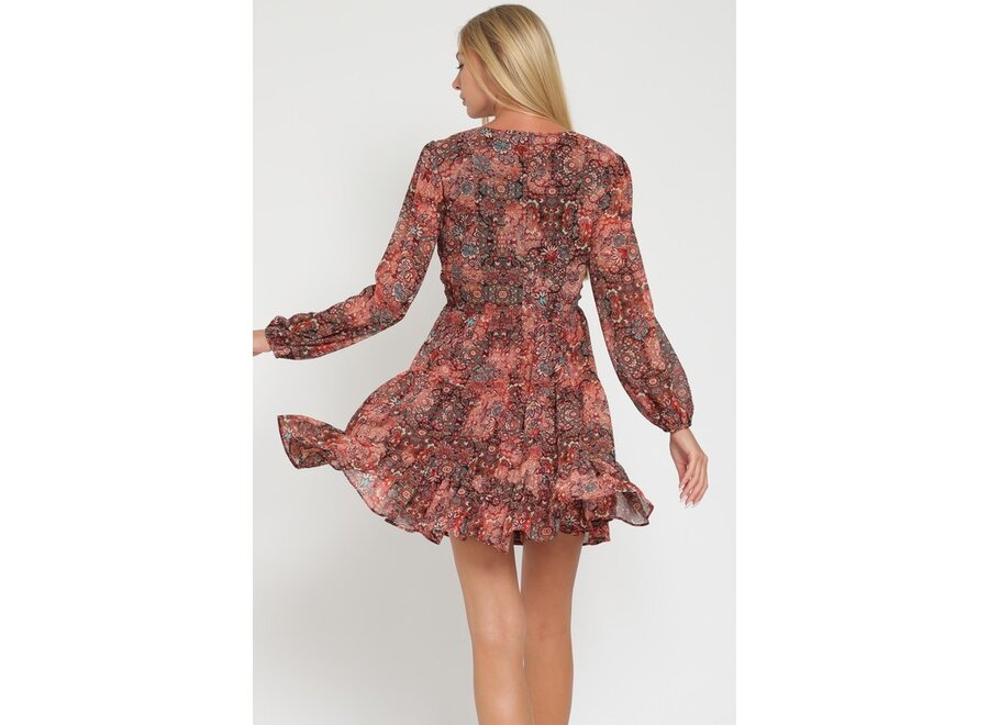Tiered Mini Dress