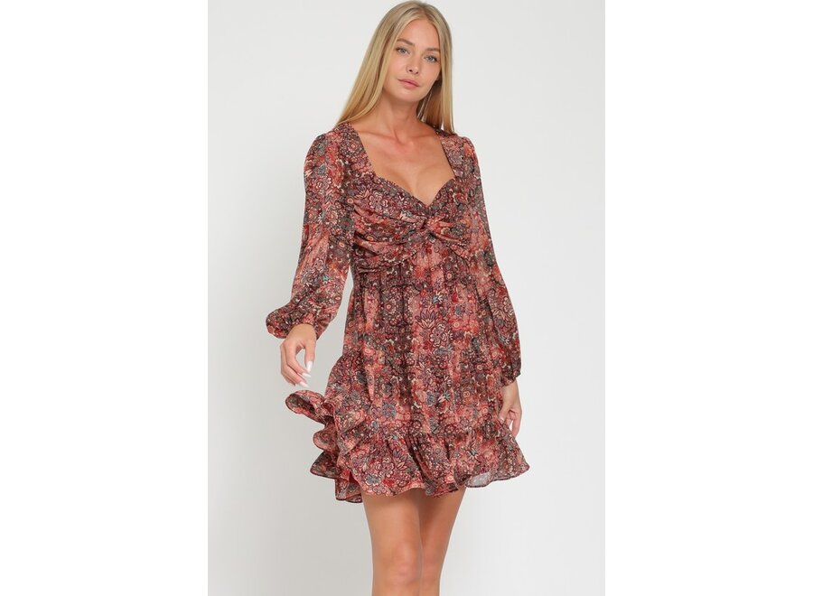 Tiered Mini Dress