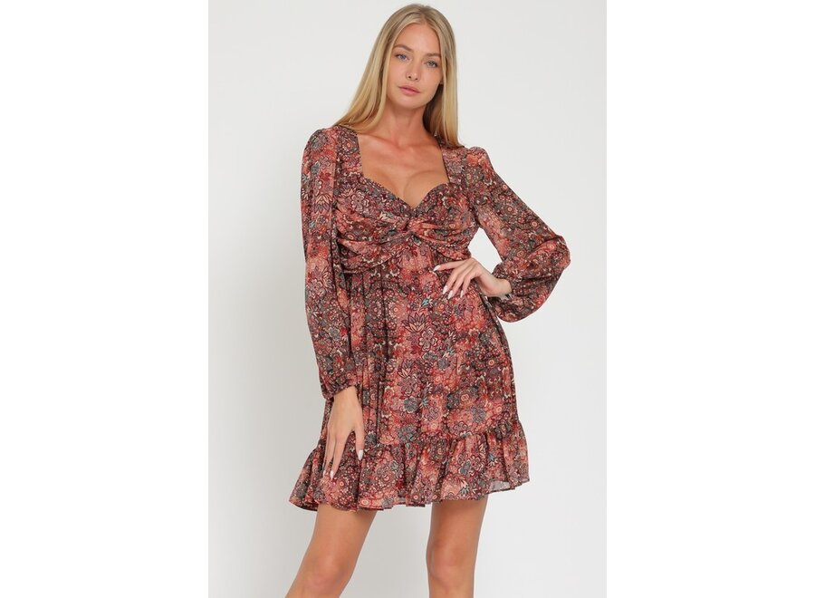 Tiered Mini Dress