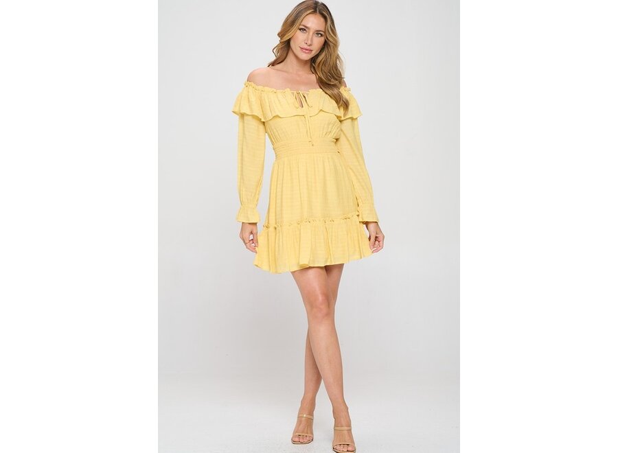 Ever - Off Shoulder Swing Dress