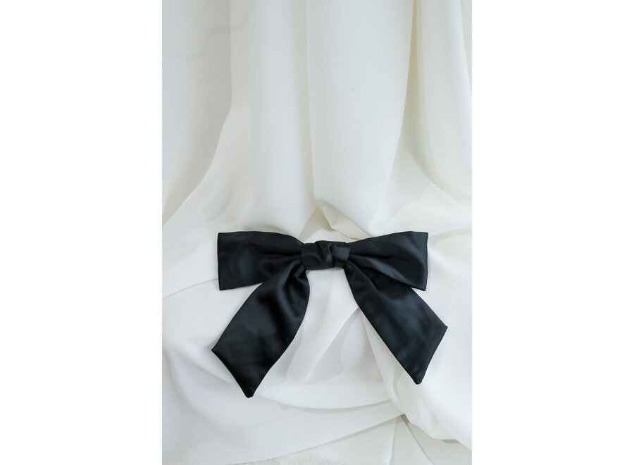 Brunette The Label Satin Bow