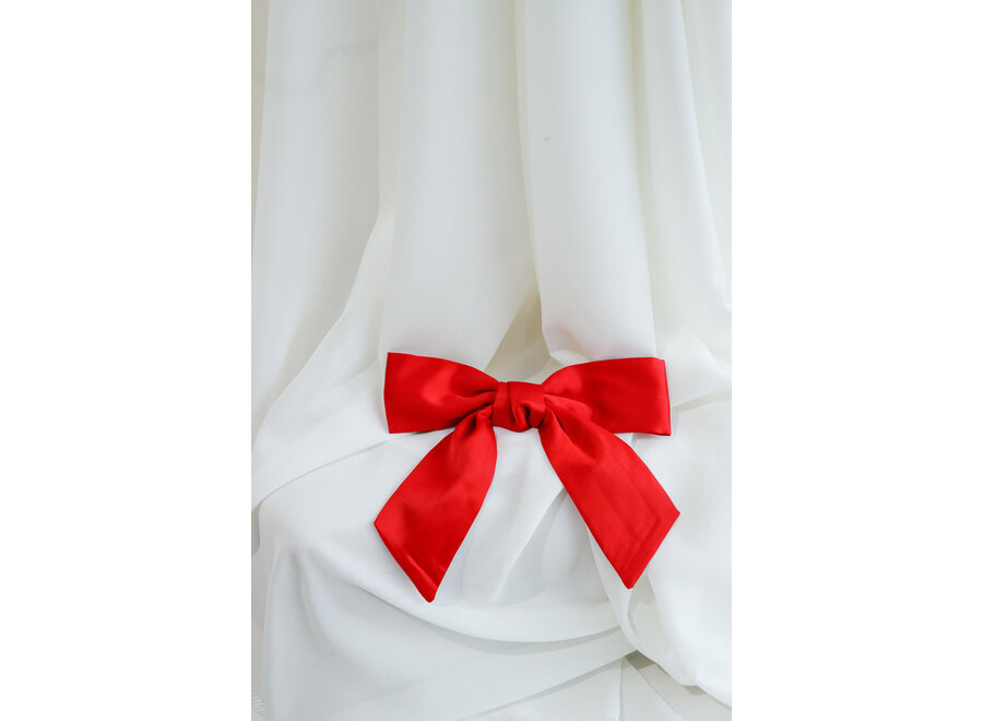 Brunette The Label Satin Bow