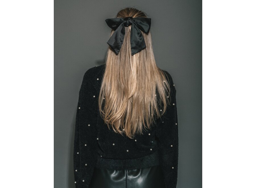 Brunette The Label Satin Bow