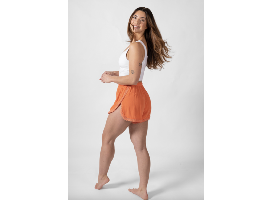 Koy Miami Luxe Side Slit Shorts