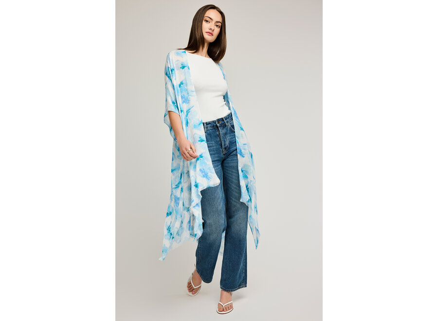 Gentle Fawn Mosaic Kimono