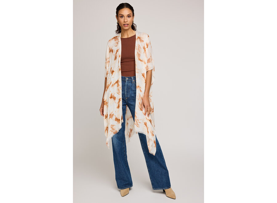 Gentle Fawn Mosaic Kimono