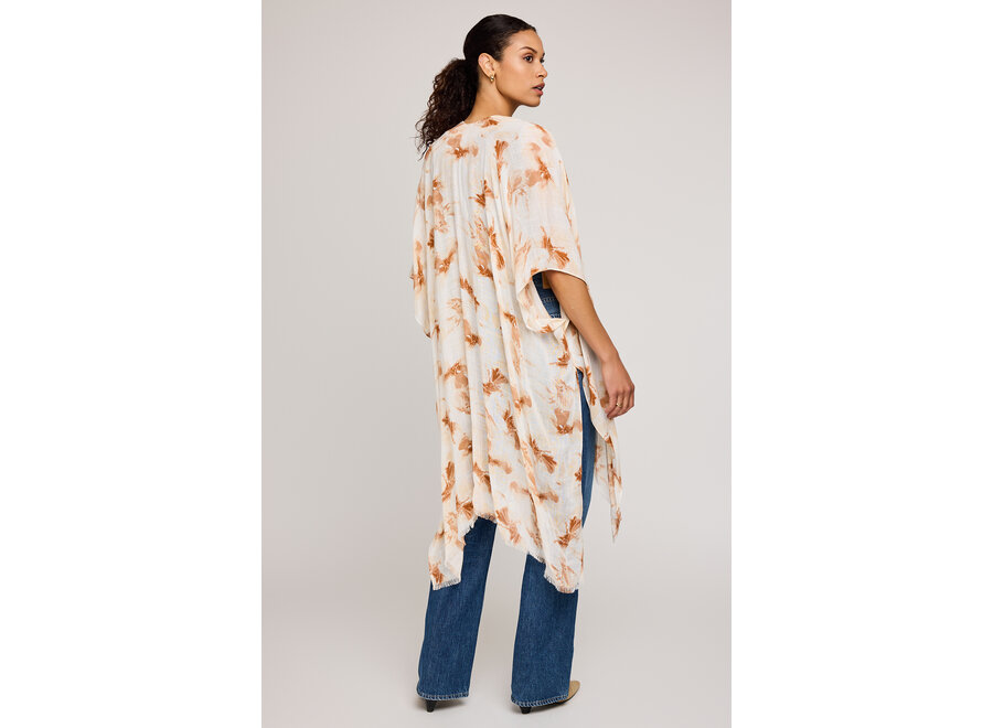 Gentle Fawn Mosaic Kimono