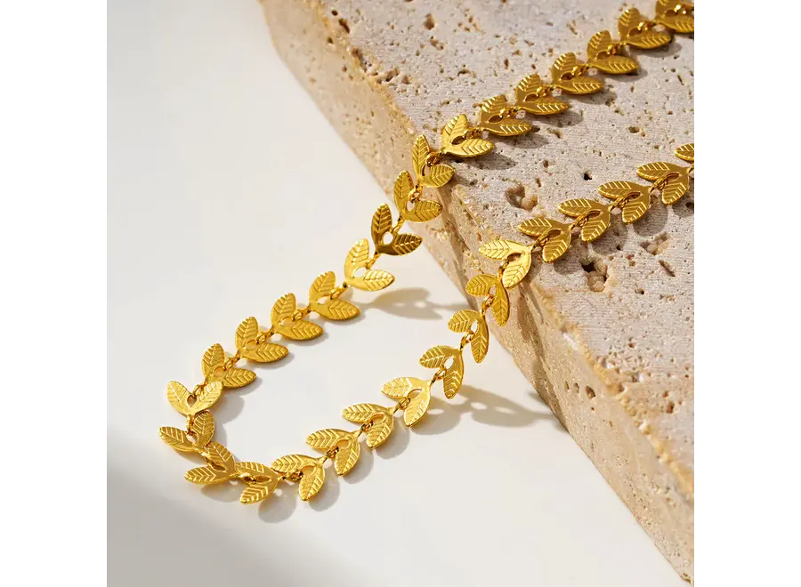 Alala Botanical Leaf Anklet