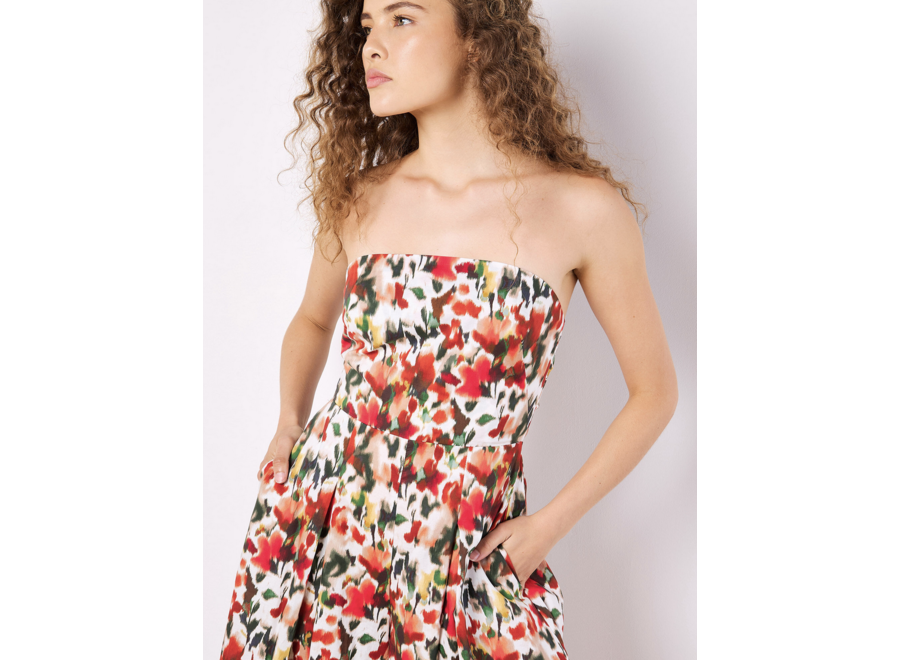 Apricot Palazzo Bandeau Jumpsuit