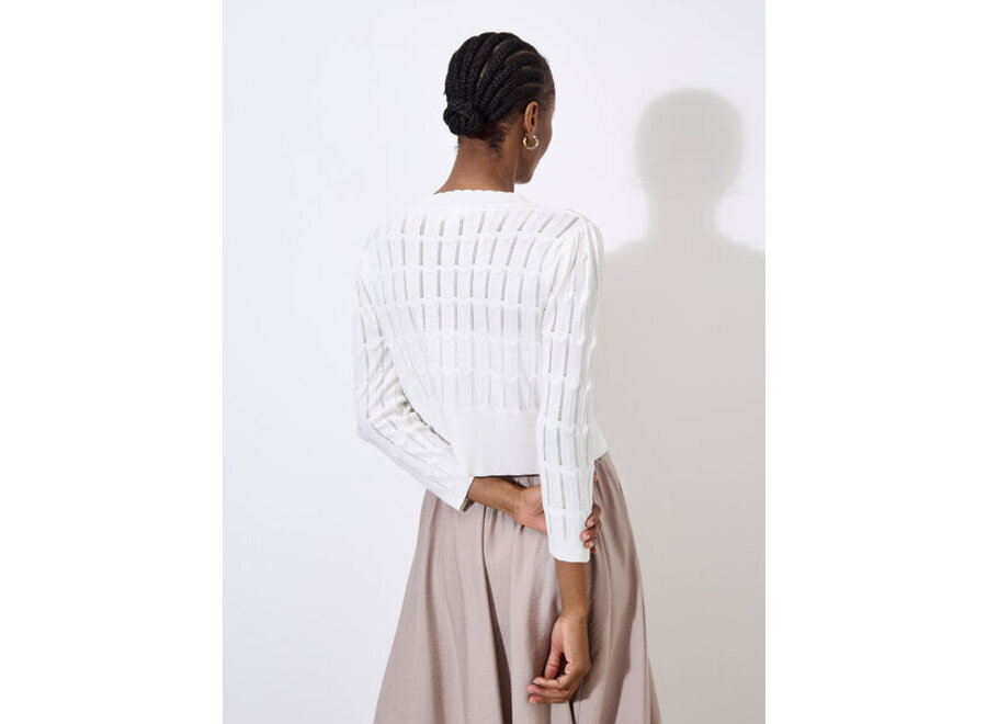 Apricot Chevron Shrug