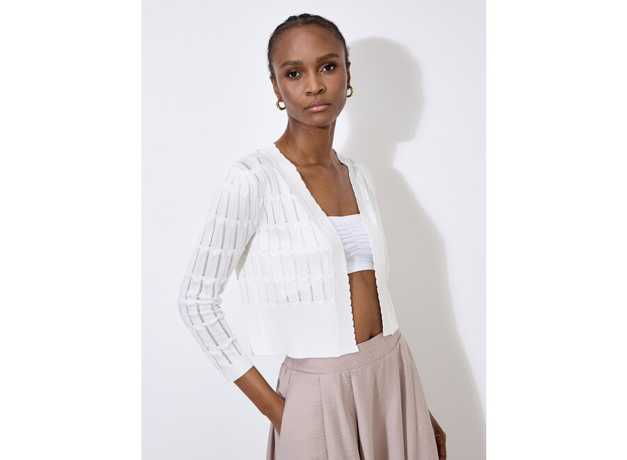 Apricot Chevron Shrug