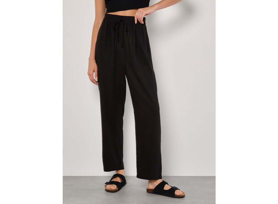 Apricot Linen Palazzo Pant