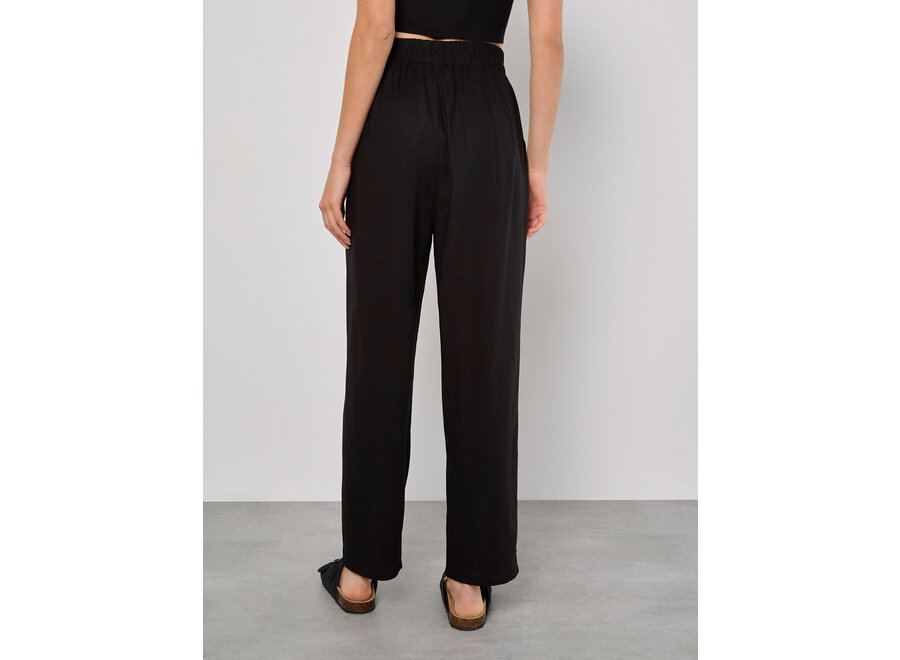Apricot Linen Palazzo Pant