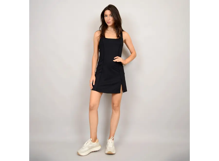 RD Style Fila Mini Dress with Side Slit