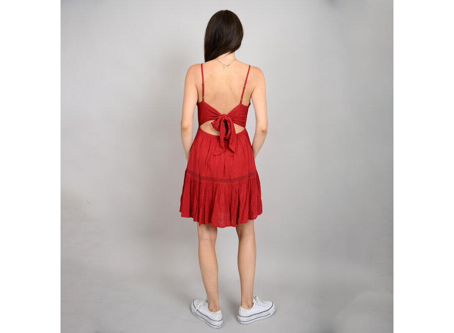 RD Style Sharyn Shirred Mini Dress