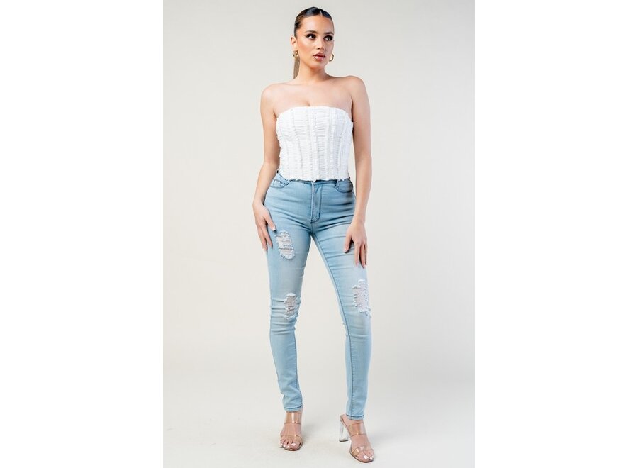 Privy Ruffle Corset Top