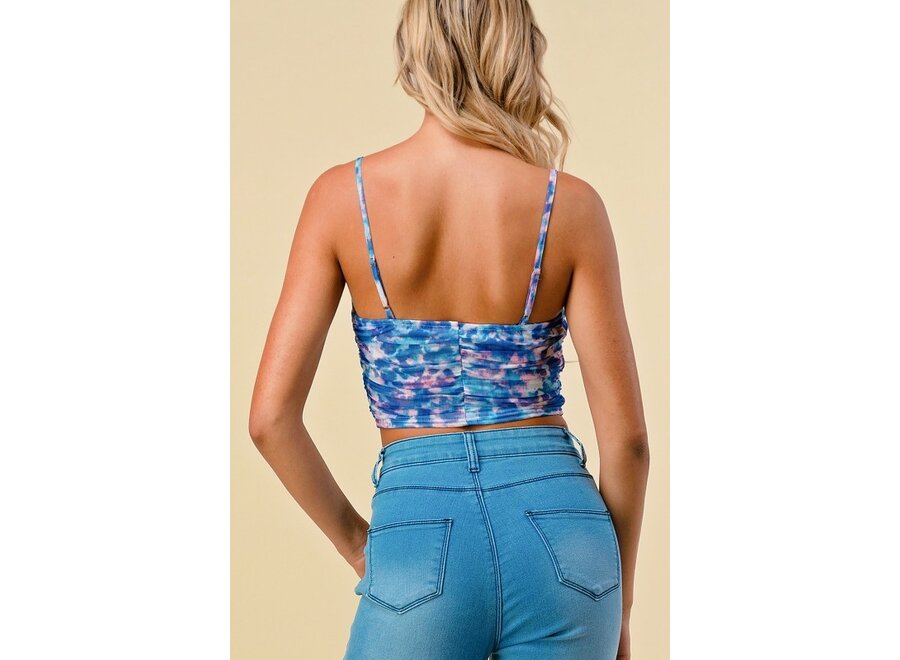 Privy Watercolour Mesh Top