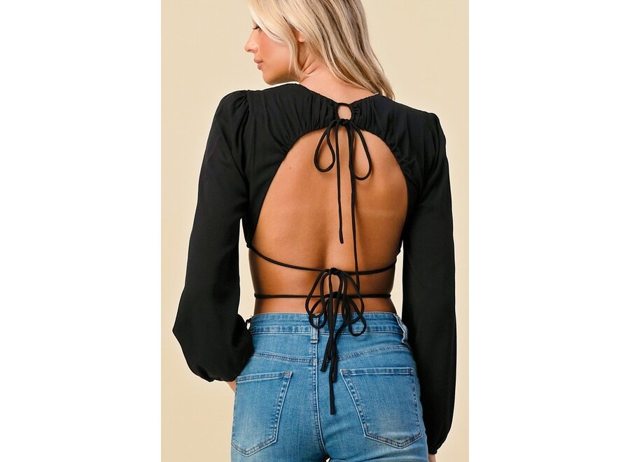 Privy Open Back Top