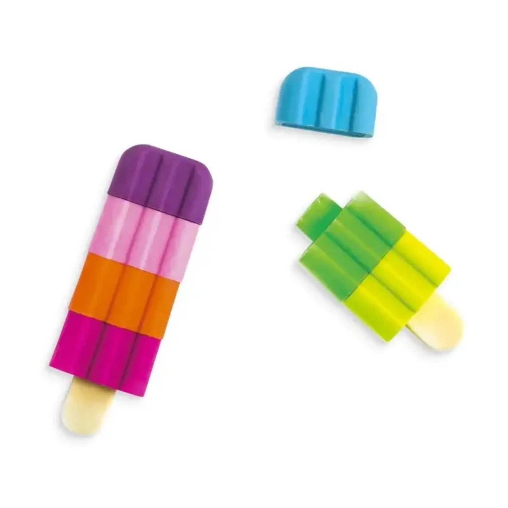 Ooly Icy Pop Puzzle Erasers 3 pack
