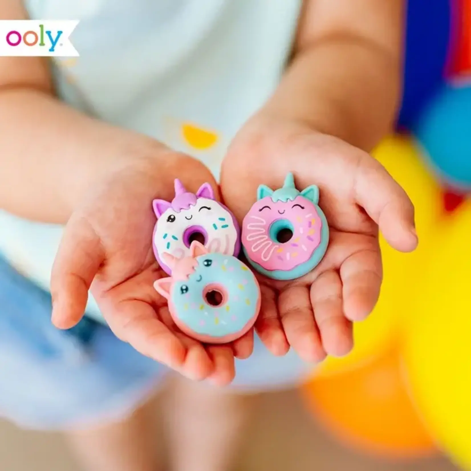 Ooly Unicorn Donuts Erasers 3 pack