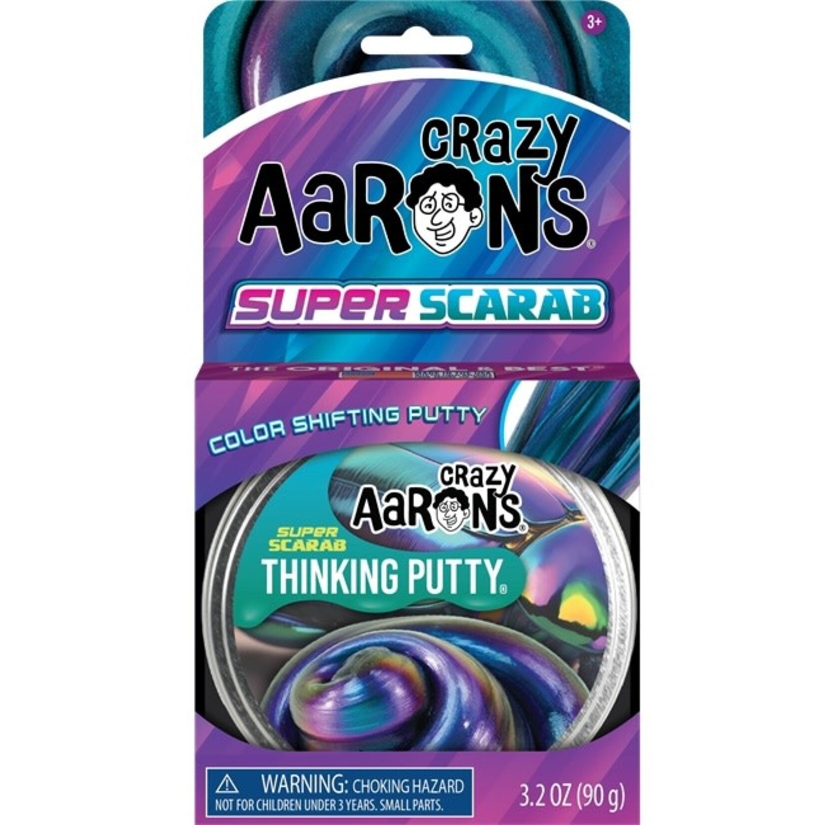 Crazy Aaron's Thinking Putty Super Scarab Thinking Putty Tin