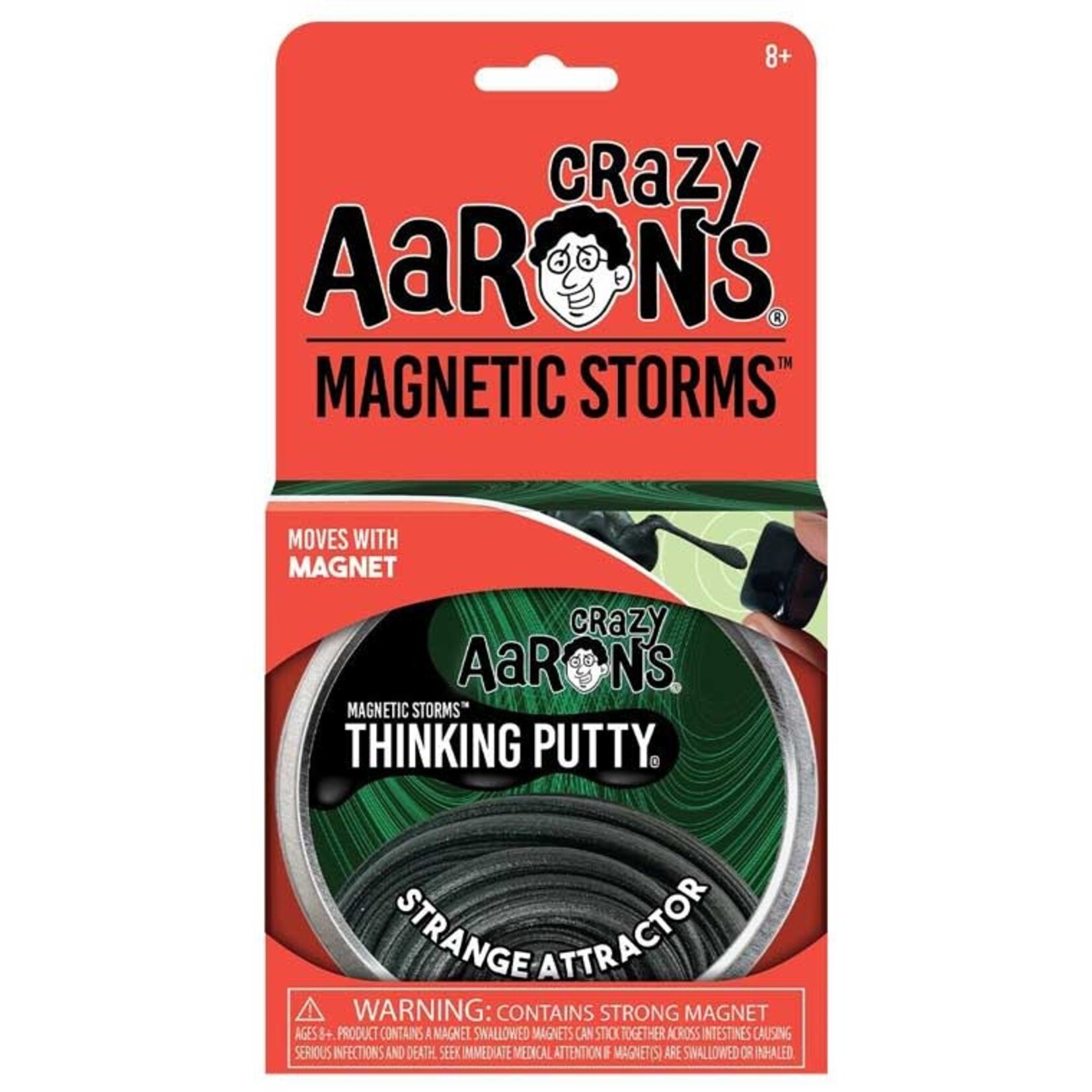 Crazy Aaron's Thinking Putty Strange Attractor Magnetic Thinking Putty Tin