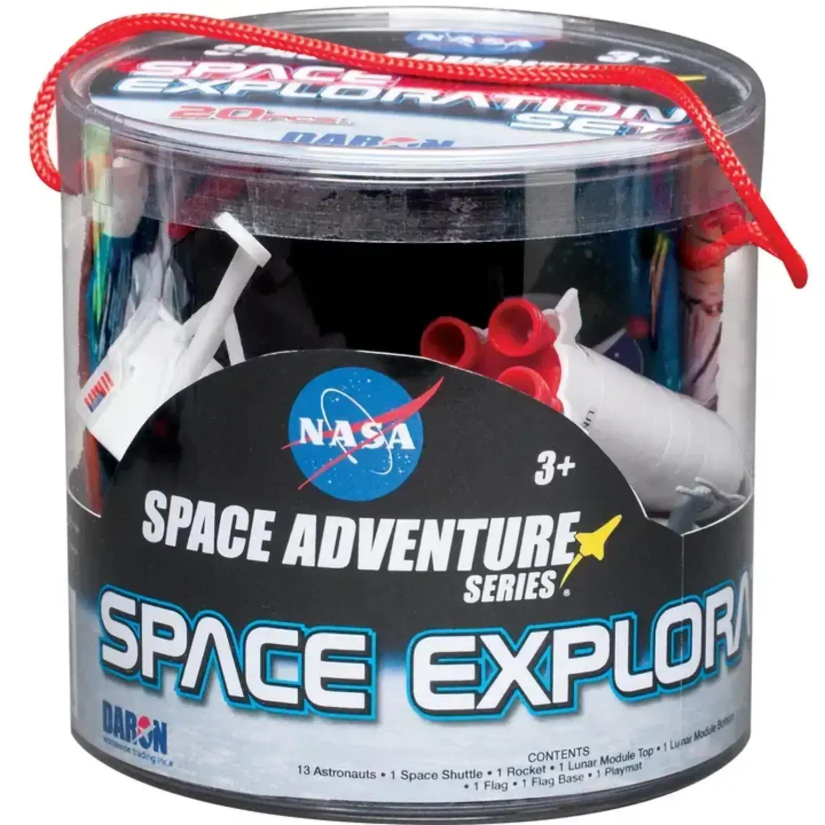Space Playset with Mat 20 pcs