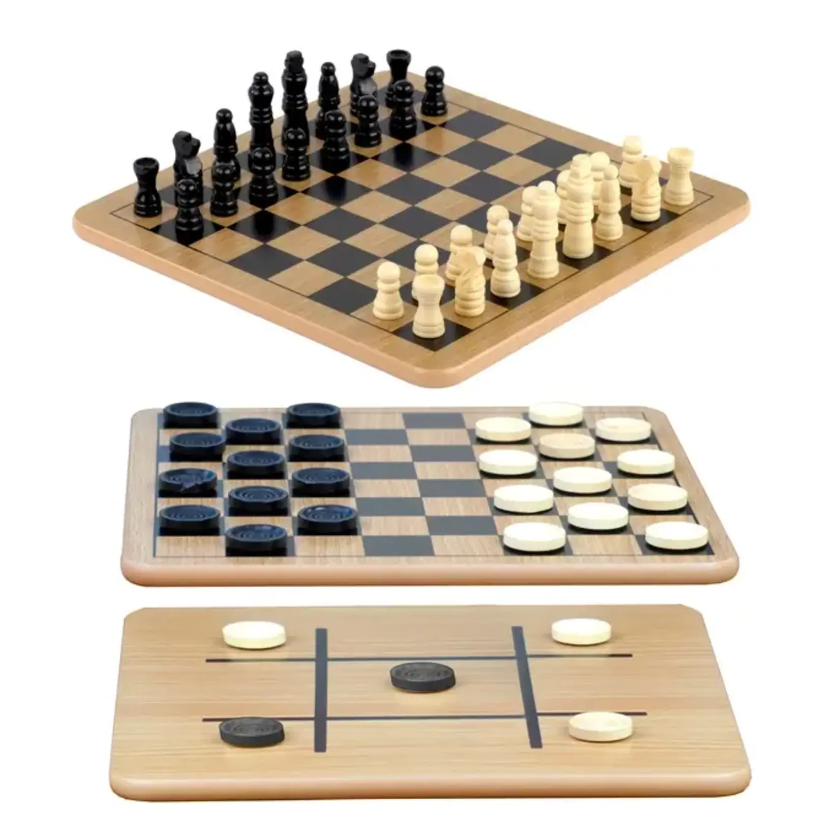 Regal Games Checkers Chess and Tic Tac Toe