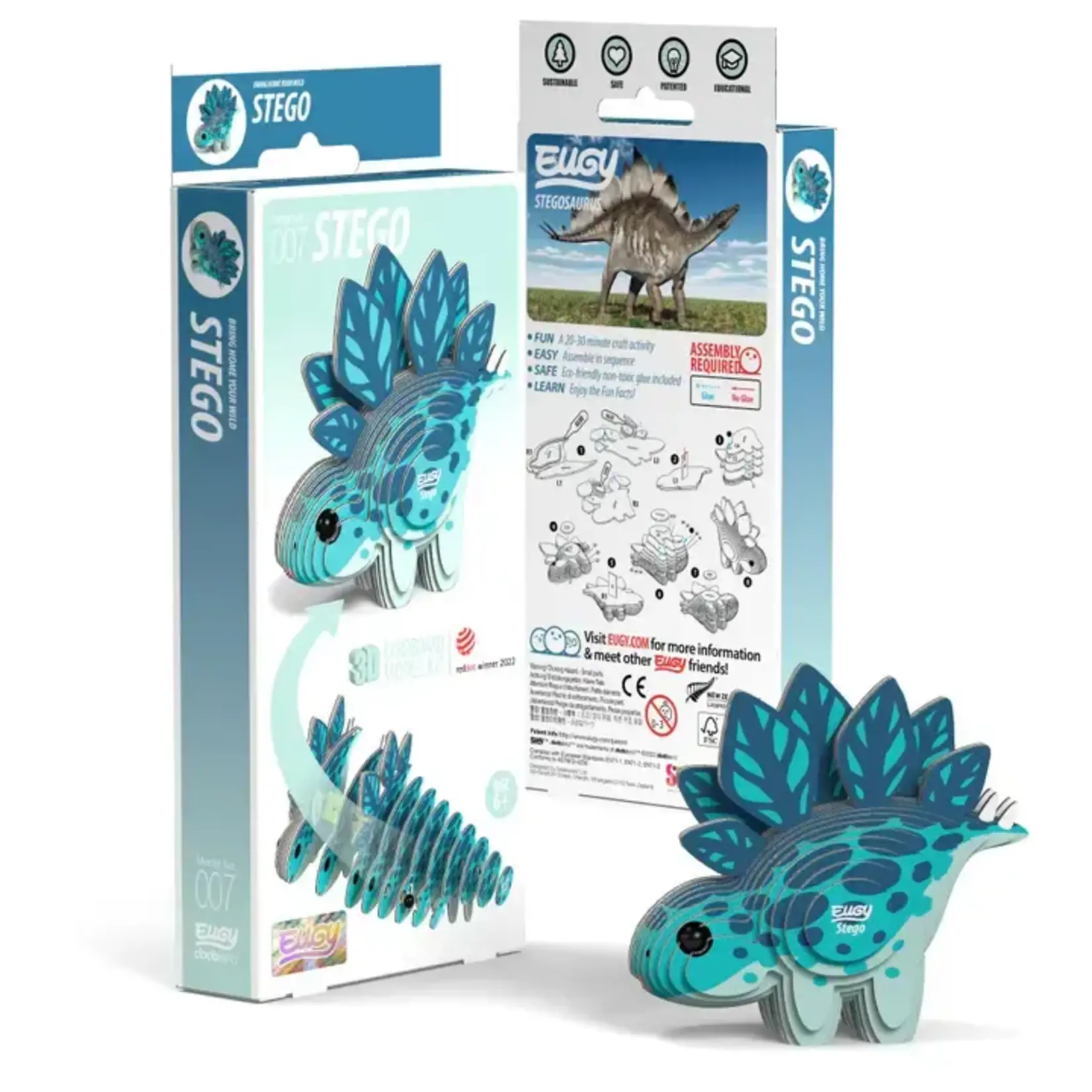 Safari Ltd Eugy - Stegosaurus 3D Puzzle